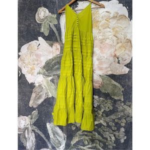 New Anthropologie Aigina Devotion twins Size Small Yellow Green